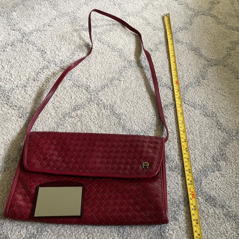 Etienne Aigner Oxblood Shoulder bag